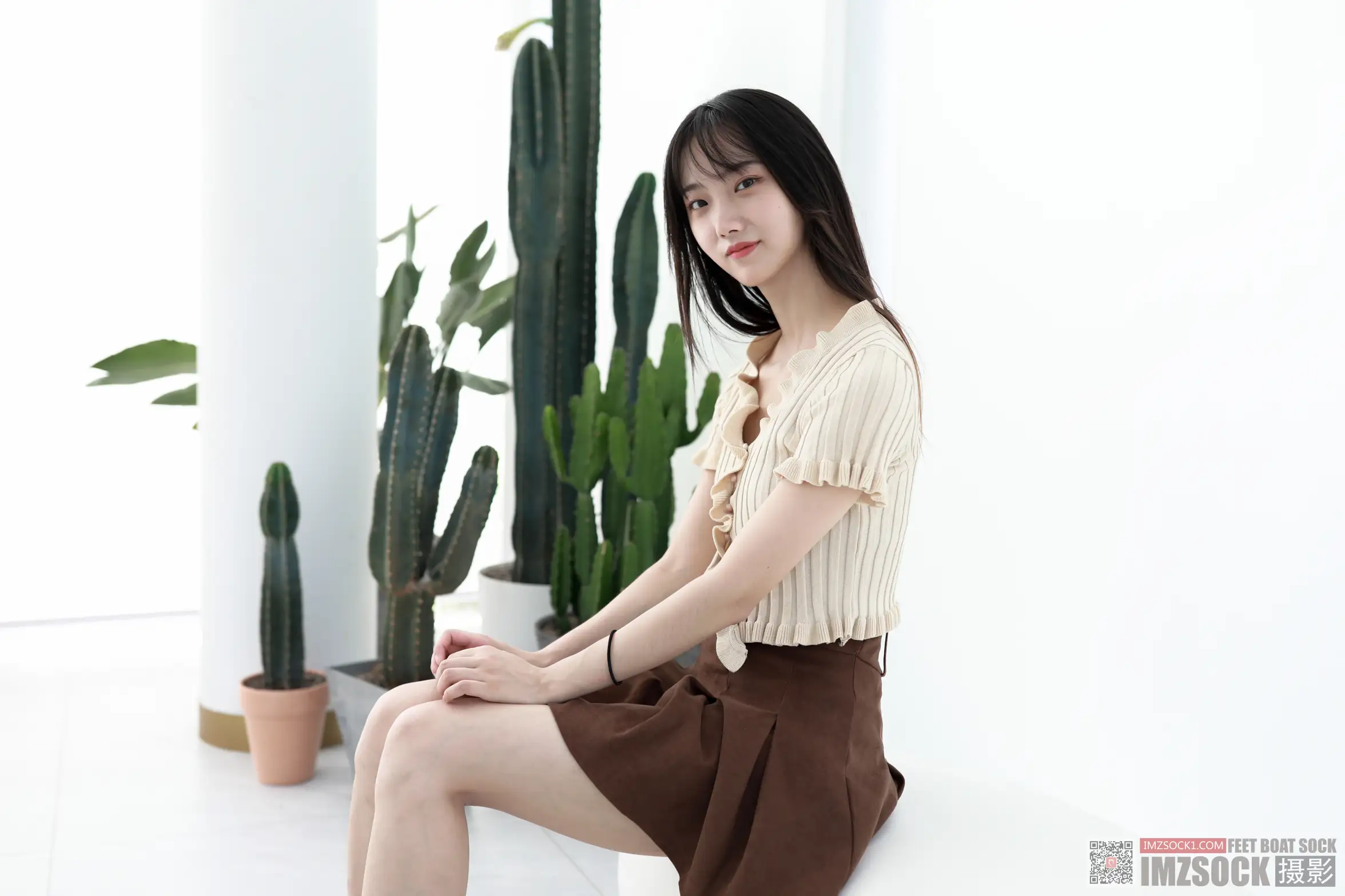 [Mzsock] Love beautiful feet NO.119 cocoa#[74P]-5