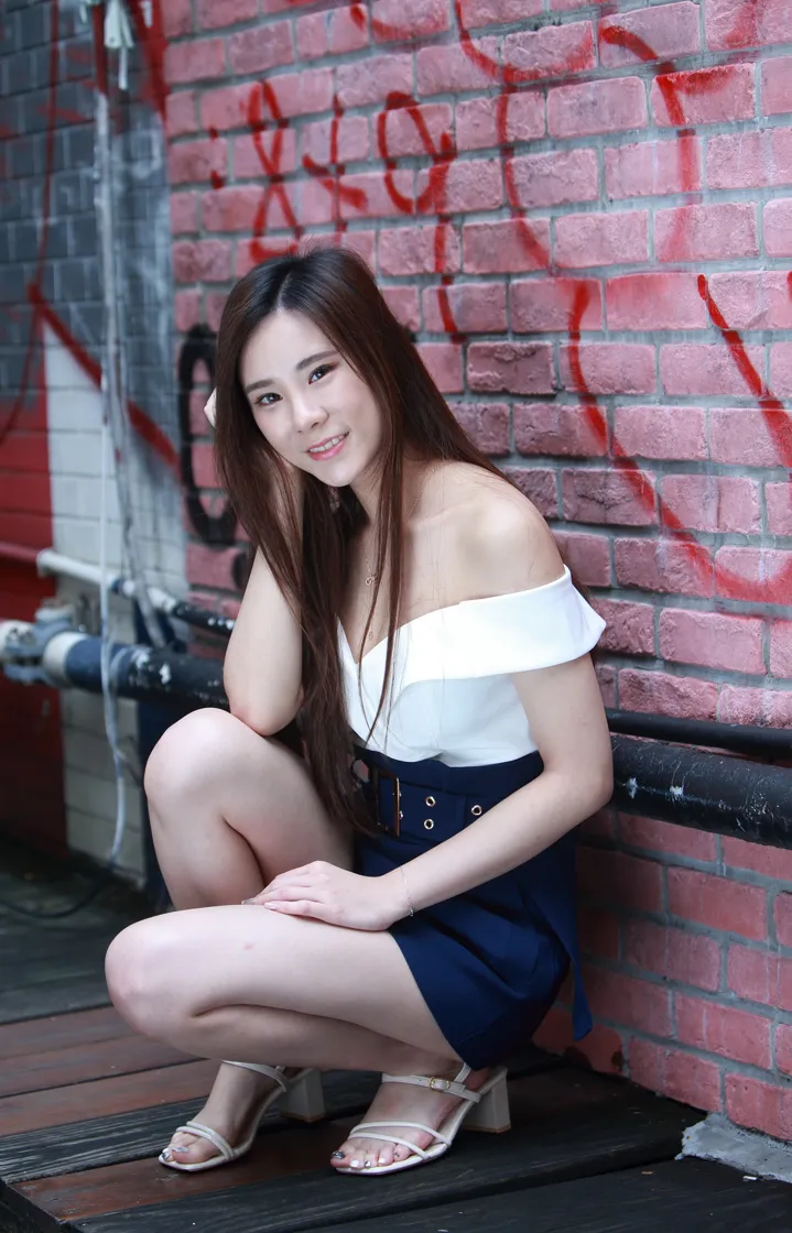 [Mzsock] NO.102 Chen Lixuan, short skirt, cool and beautiful legs street photography#[65P]-9